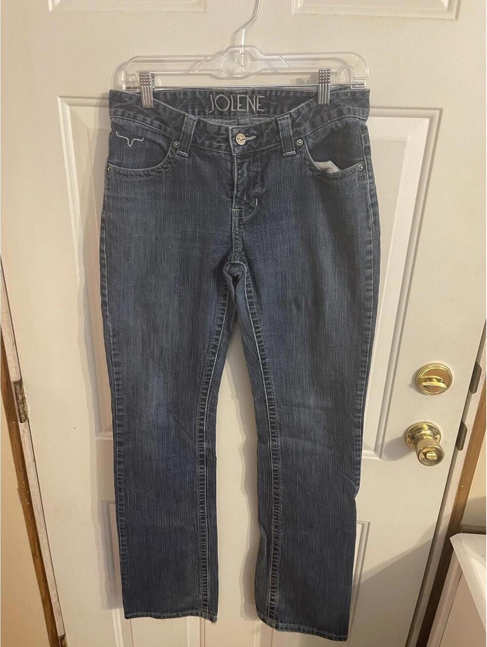 Kimes Ranch Jolene Jeans Women's 8/36 Blue Denim Bootcut Made in USA